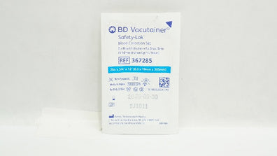 BD 367285 Vacutainer Safety-Lok Blood Collection Set 25G x 3/4 x 12inch